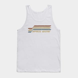 April Wine Stripes Tank Top